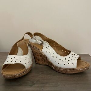 Born Concept Kacee cutout wedge sling back sandal